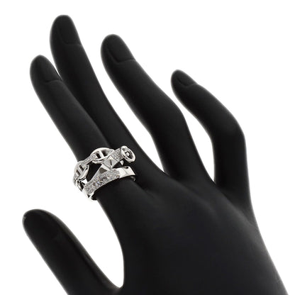 HERMES Alshimi Diamond #50 Ring K18 White Gold Ladies [Used]