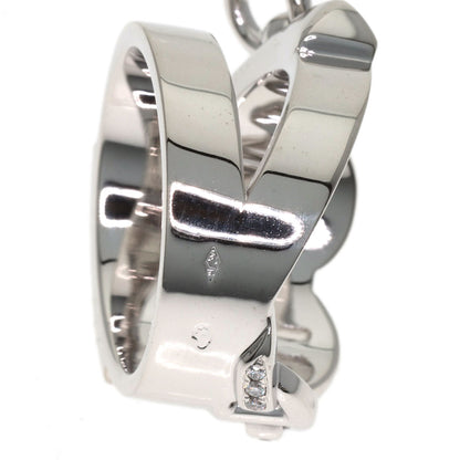 HERMES Alshimi Diamond #50 Ring K18 White Gold Ladies [Used]