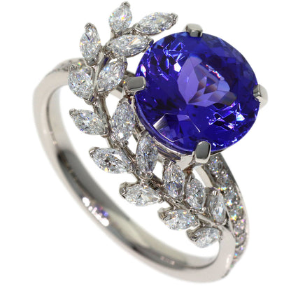 TIFFANY&Co. Victoria Vine Tanzanite Ring Platinum PT950 Ladies [Used]