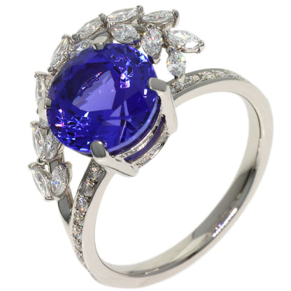 TIFFANY&Co. Victoria Vine Tanzanite Ring Platinum PT950 Ladies [Used]