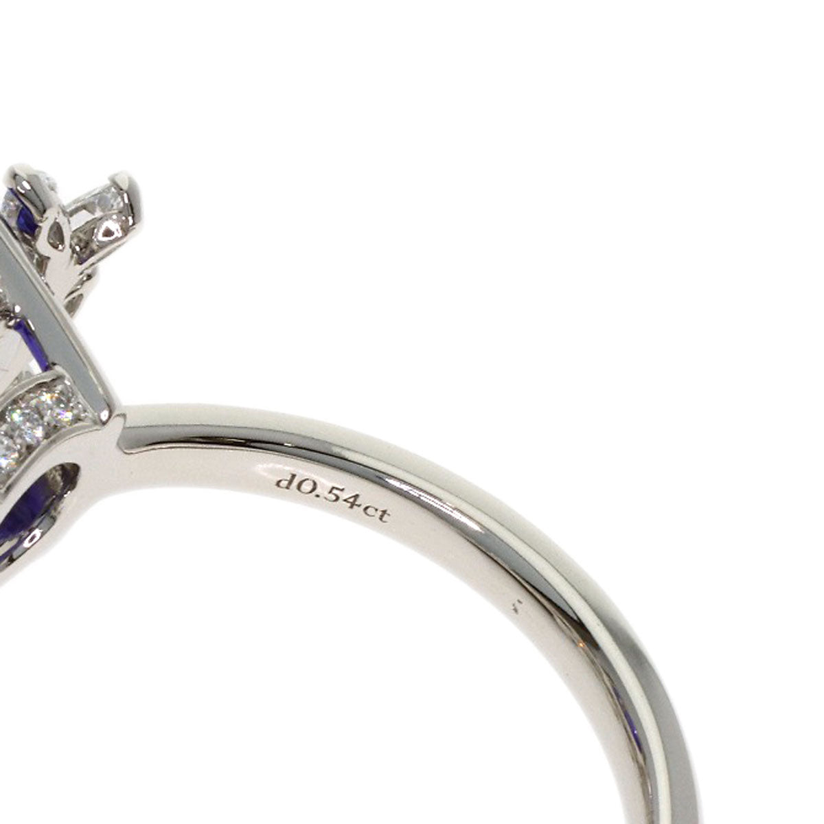 TIFFANY&Co. Victoria Vine Tanzanite Ring Platinum PT950 Ladies [Used]