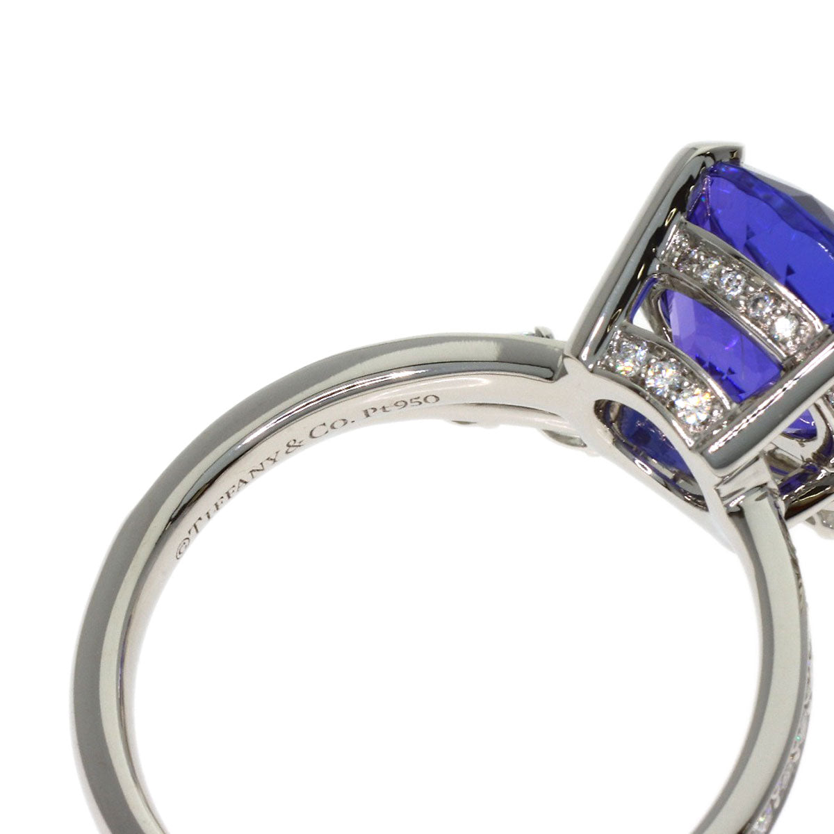 TIFFANY&Co. Victoria Vine Tanzanite Ring Platinum PT950 Ladies [Used]
