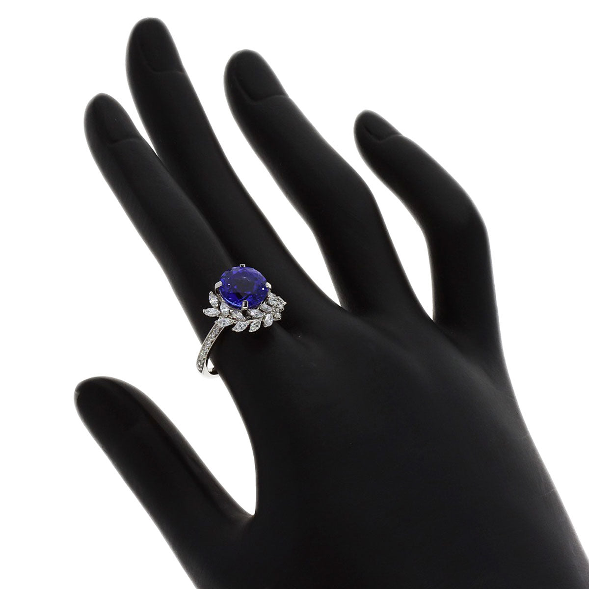 TIFFANY&Co. Victoria Vine Tanzanite Ring Platinum PT950 Ladies [Used]