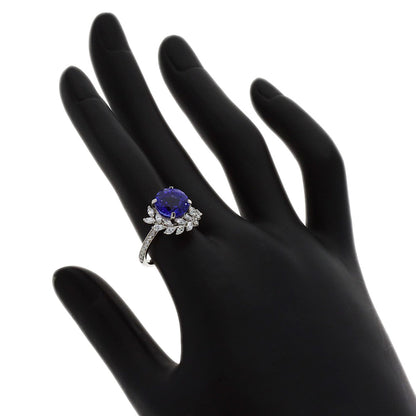 TIFFANY&Co. Victoria Vine Tanzanite Ring Platinum PT950 Ladies [Used]