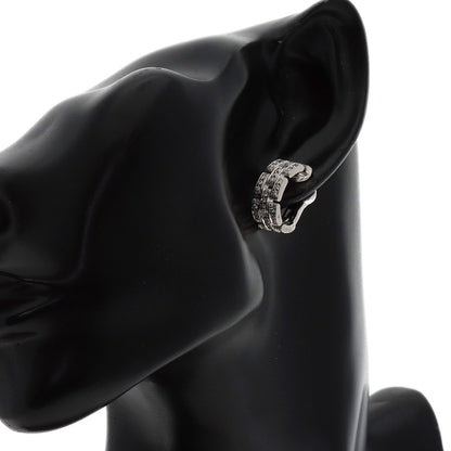 CARTIER Maillon PANTHERE Diamond earring K18 White Gold Ladies [Used]