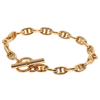 HERMES Chaine d'Ancre PPM 24 frames Bracelet K18 Pink Gold Ladies [Used]