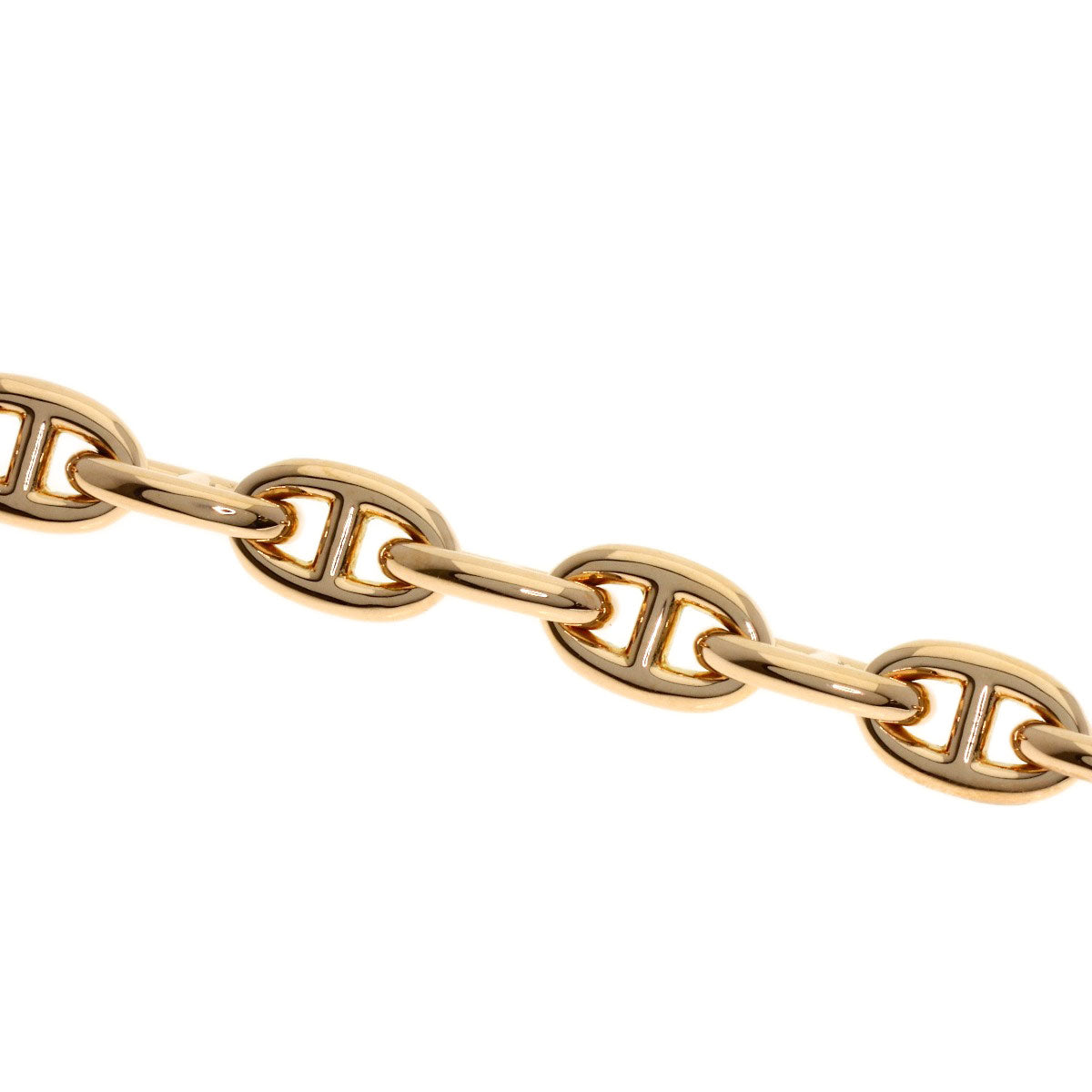 HERMES Chaine d'Ancre PPM 24 frames Bracelet K18 Pink Gold Ladies [Used]