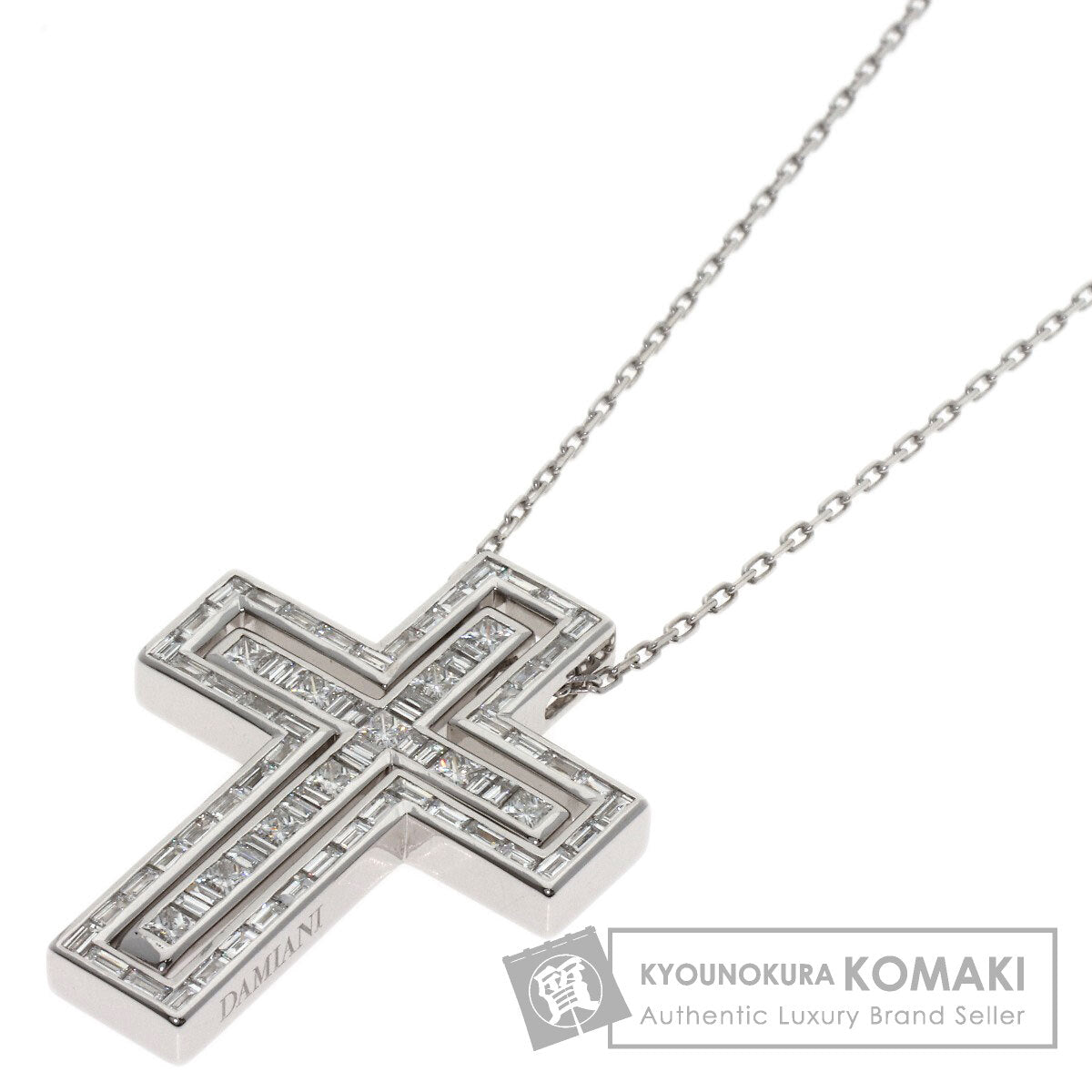 Damiani Belle Epoque Diamond Necklace K18 White Gold Ladies [Used]