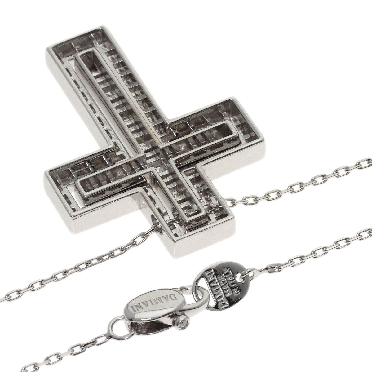 Damiani Belle Epoque Diamond Necklace K18 White Gold Ladies [Used]