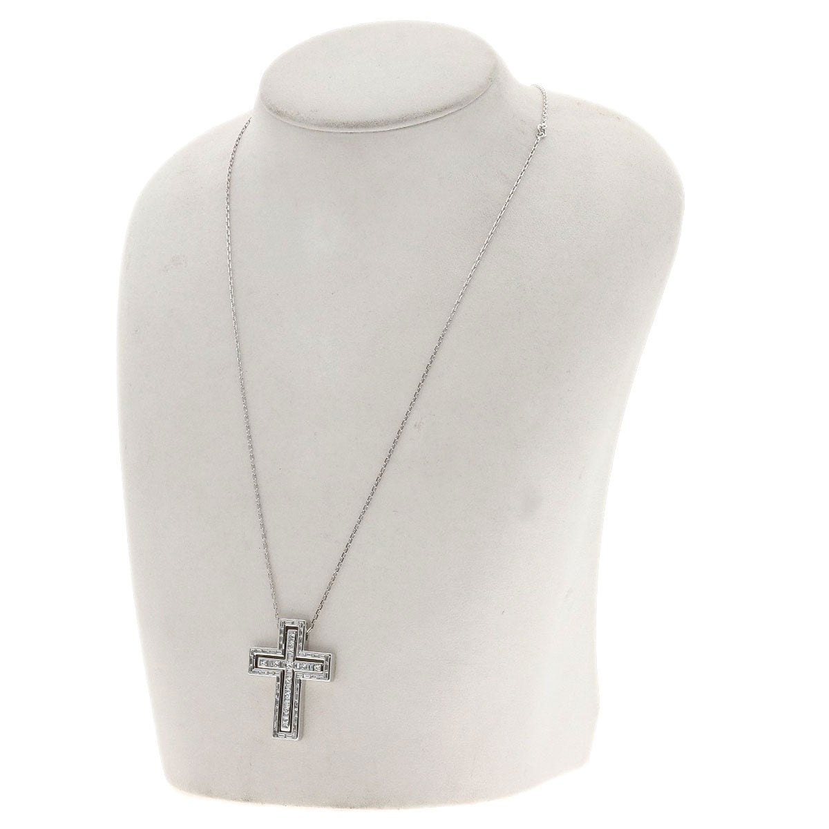 Damiani Belle Epoque Diamond Necklace K18 White Gold Ladies [Used]
