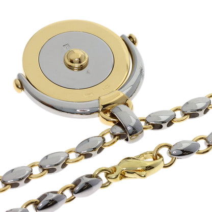 BVLGARI Horoscope Necklace K18 Yellow Gold Stainless SteelLadies [Used]