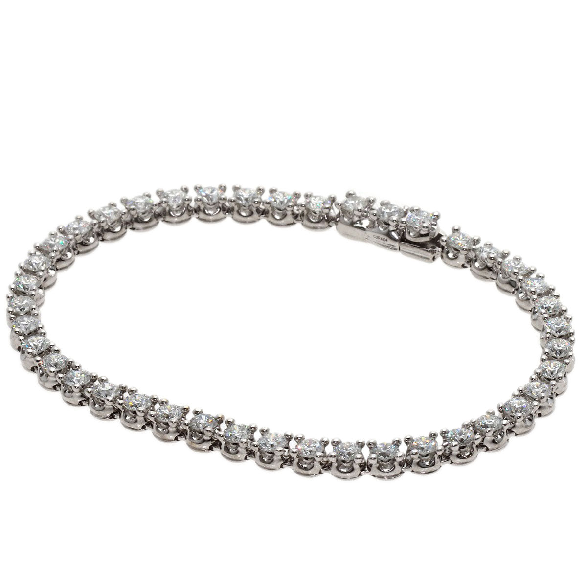 BVLGARI Corona Diamond Bracelet K18 White Gold Ladies [Used]