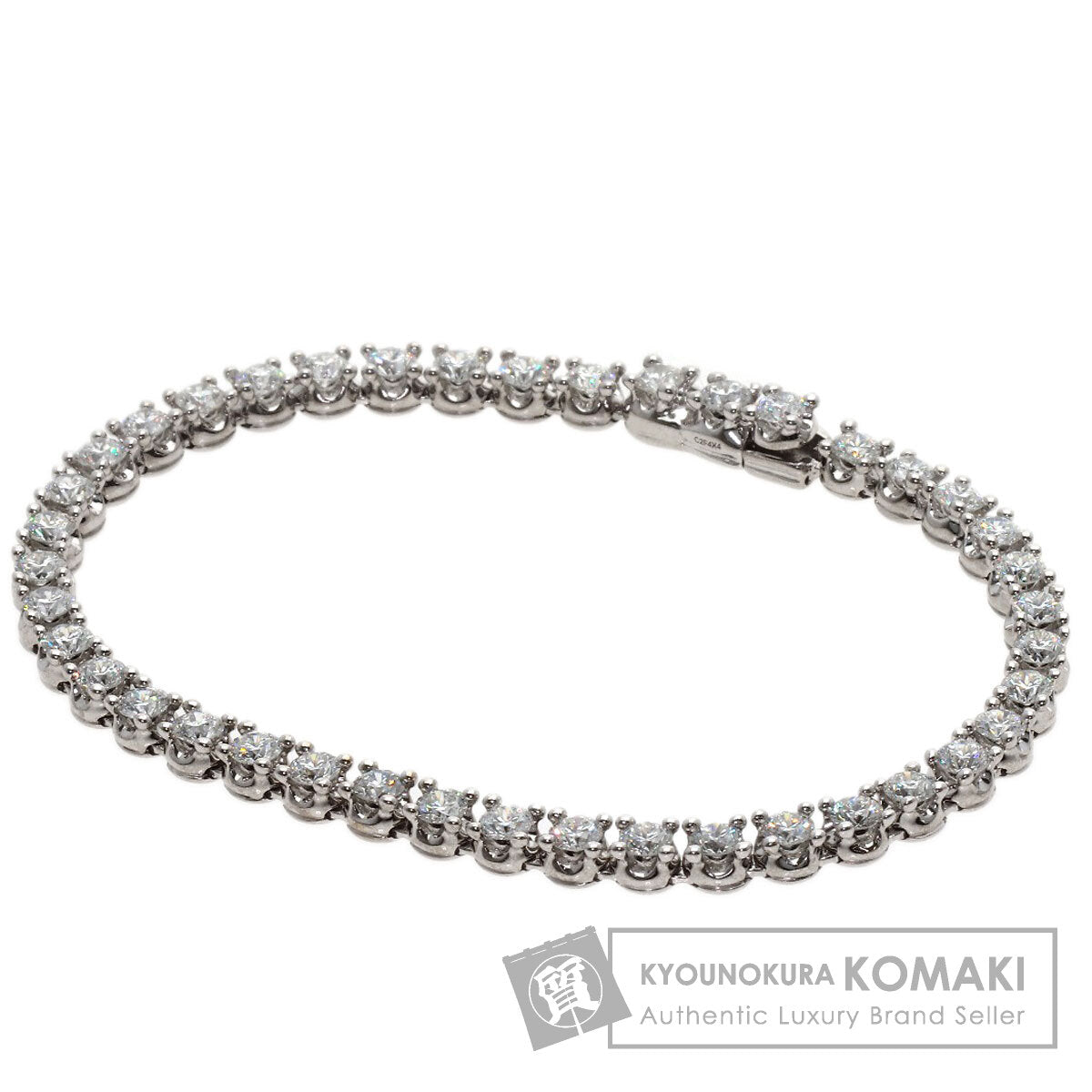 BVLGARI Corona Diamond Bracelet K18 White Gold Ladies [Used]