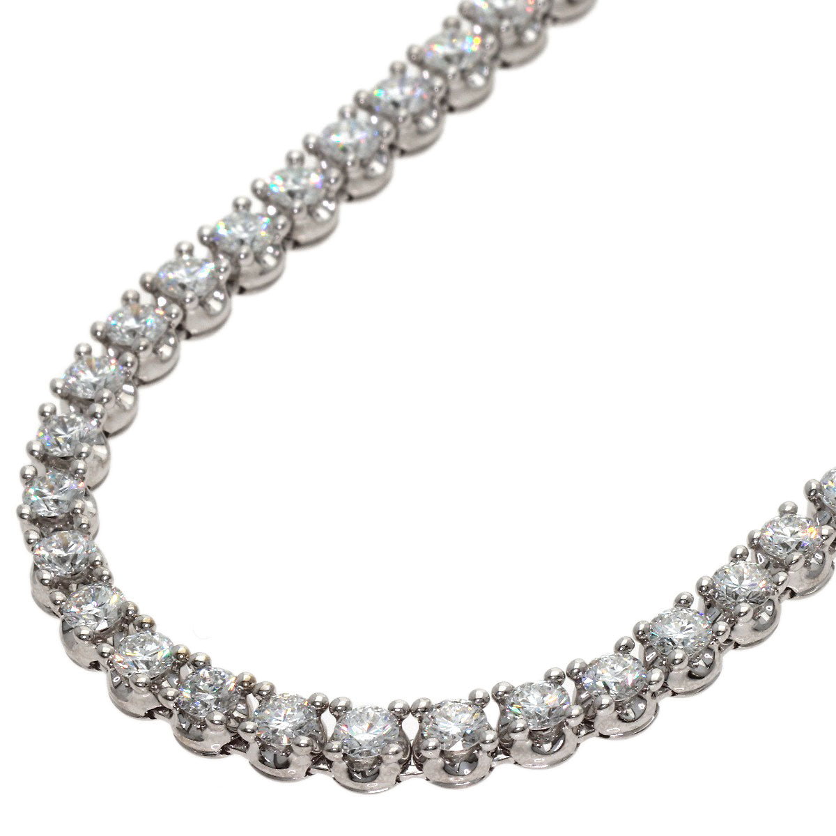 BVLGARI Corona Diamond Bracelet K18 White Gold Ladies [Used]