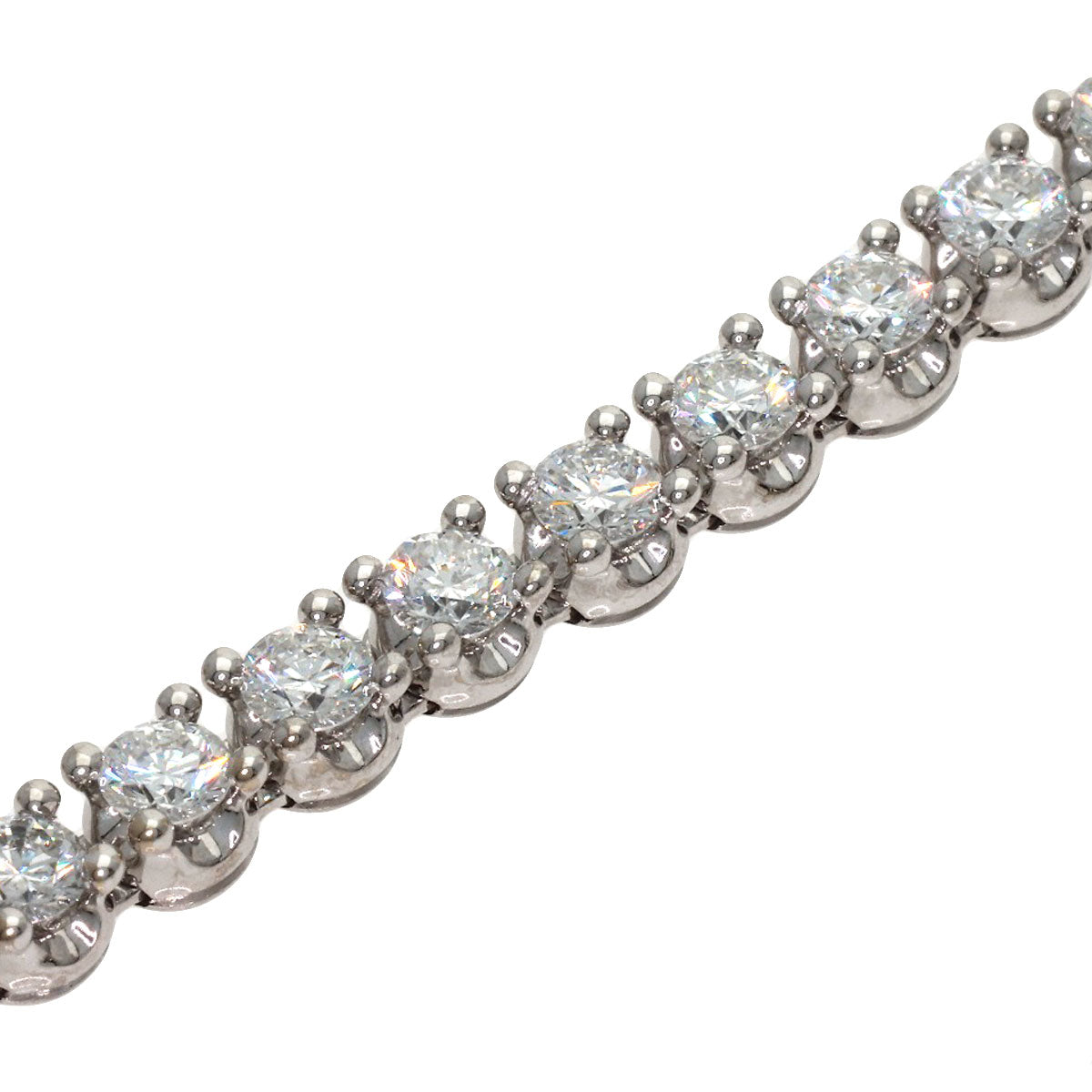 BVLGARI Corona Diamond Bracelet K18 White Gold Ladies [Used]