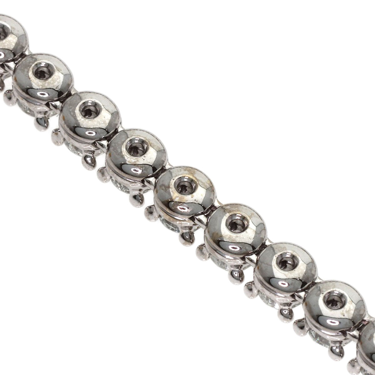 BVLGARI Corona Diamond Bracelet K18 White Gold Ladies [Used]