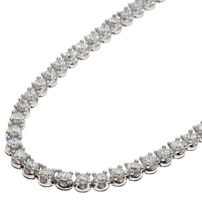 BVLGARI Corona Diamond Necklace K18 White Gold Ladies [Used]