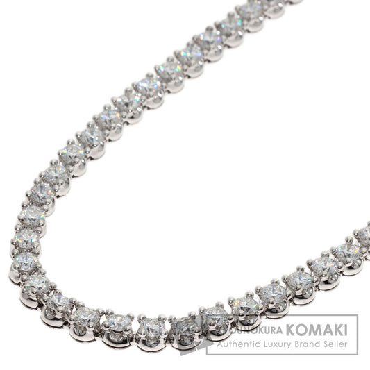 BVLGARI Corona Diamond Necklace K18 White Gold Ladies [Used]