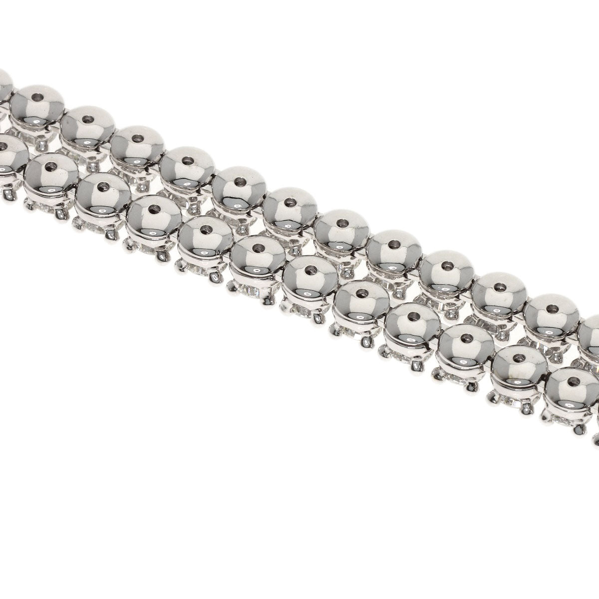 BVLGARI Corona Diamond Necklace K18 White Gold Ladies [Used]
