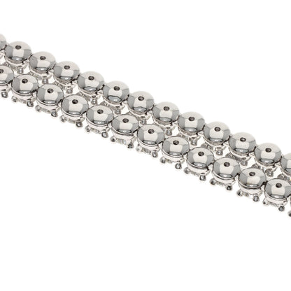 BVLGARI Corona Diamond Necklace K18 White Gold Ladies [Used]
