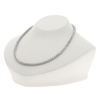 BVLGARI Corona Diamond Necklace K18 White Gold Ladies [Used]