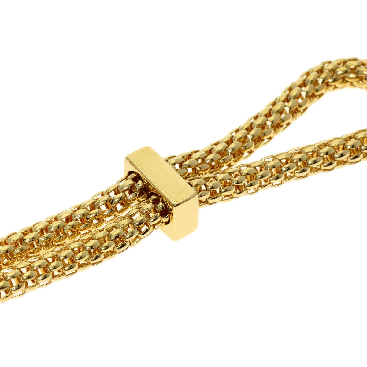 CARTIER PANTHERE Tsavorite Diamond Onyx Necklace K18 Yellow Gold Ladies [Used]