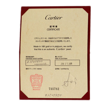 CARTIER C Heart Large Diamond Necklace K18 White Gold Ladies [Used]