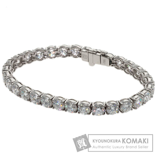 HARRY WINSTON Round Cut Tennis Diamond Bracelet Platinum PT950 Ladies [Used]