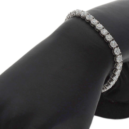 HARRY WINSTON Round Cut Tennis Diamond Bracelet Platinum PT950 Ladies [Used]