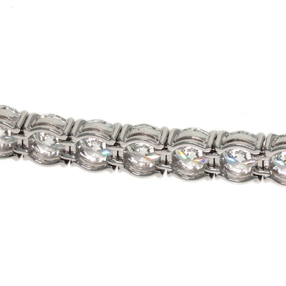 HARRY WINSTON Round Cut Tennis Diamond Bracelet Platinum PT950 Ladies [Used]