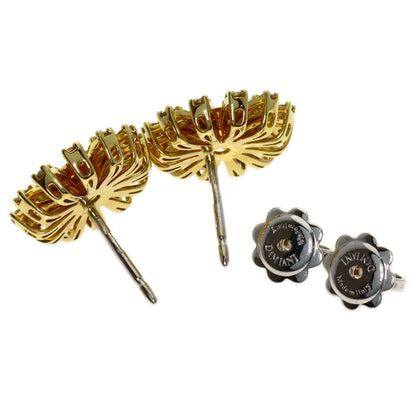 Damiani Margherita Citrin Diamond earring K18 Yellow Gold K18 White GoldLadies [Used]