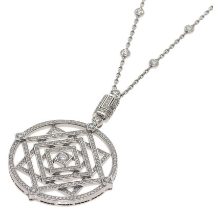 CARTIER Mysteriereuse Diamonds of India Necklace K18 White Gold Ladies [Used]