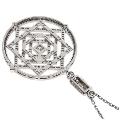 CARTIER Mysteriereuse Diamonds of India Necklace K18 White Gold Ladies [Used]