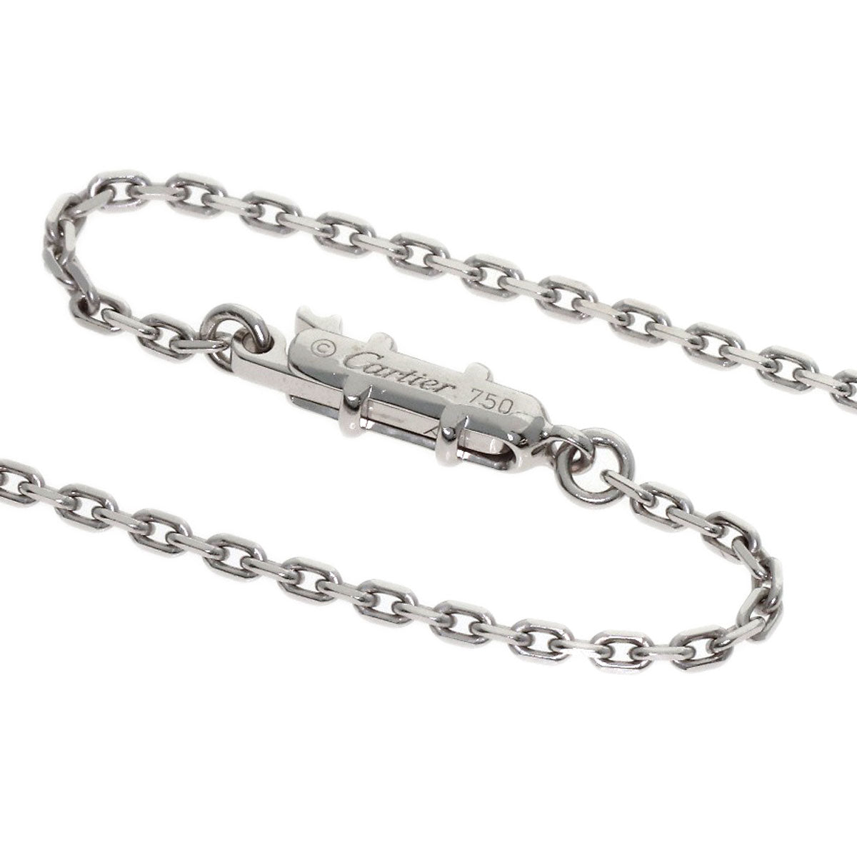CARTIER Mysteriereuse Diamonds of India Necklace K18 White Gold Ladies [Used]