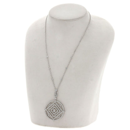 CARTIER Mysteriereuse Diamonds of India Necklace K18 White Gold Ladies [Used]