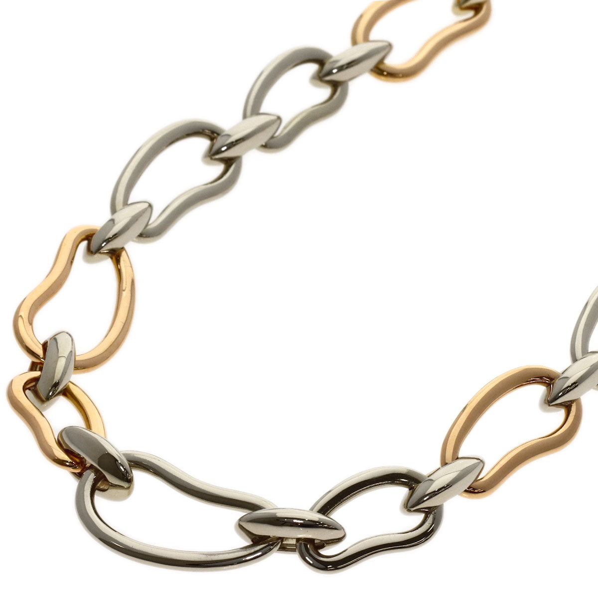Pomellato Chain Necklace K18 White Gold 18K Pink GoldLadies [Used]