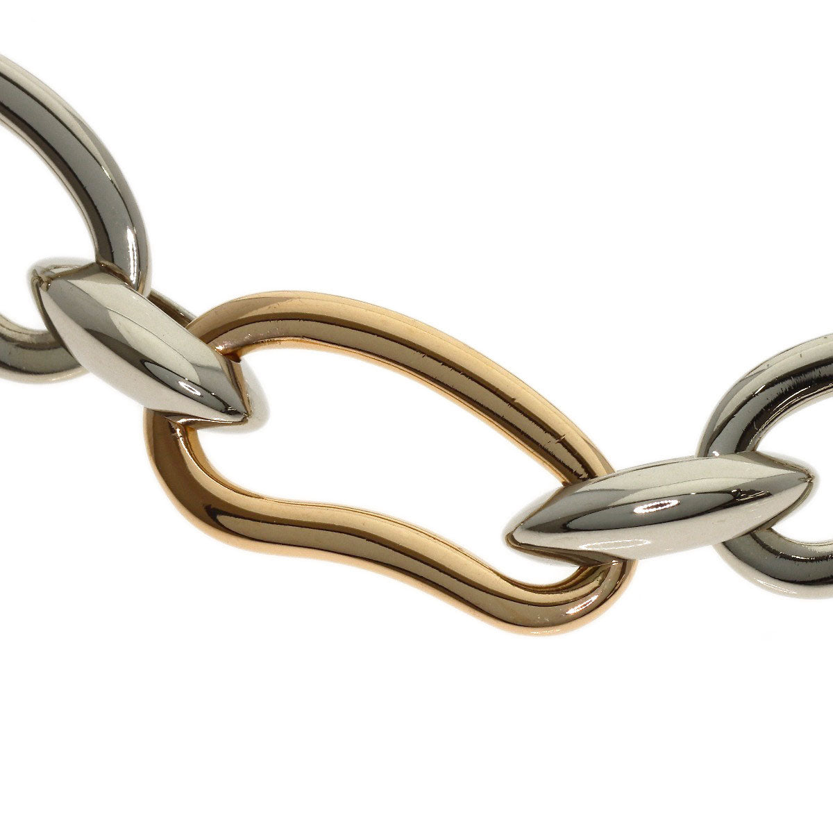 Pomellato Chain Necklace K18 White Gold 18K Pink GoldLadies [Used]