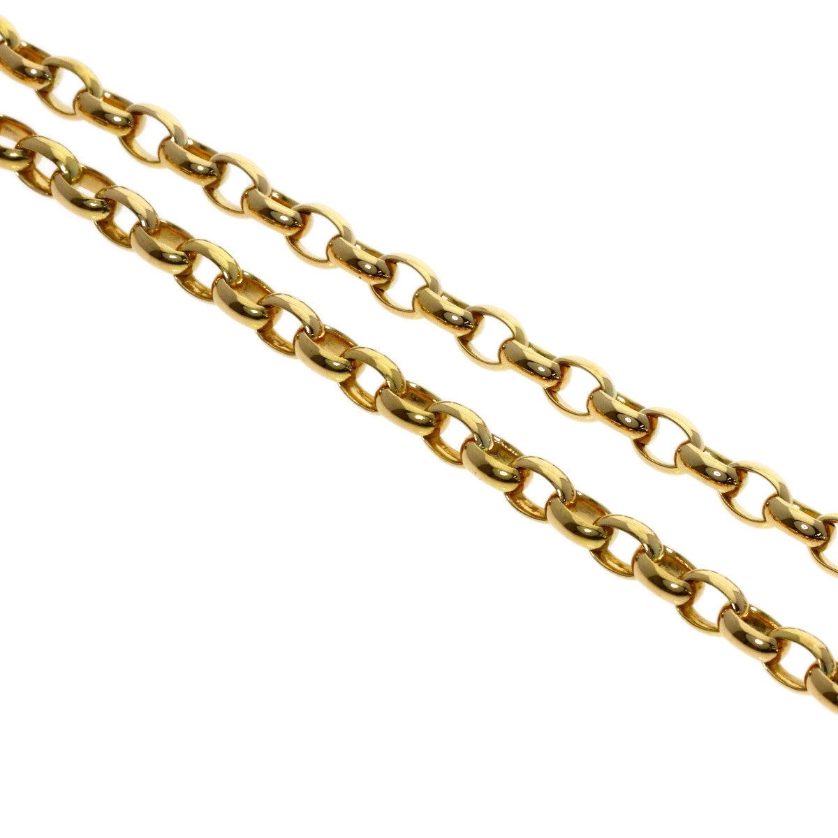 Chopard Happy Diamond Pierrot Ruby, Sapphire, Emerald Necklace K18 Yellow Gold Ladies [Used]