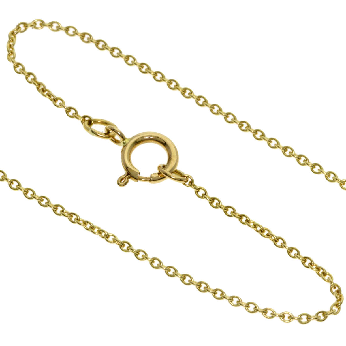 TIFFANY&Co. Triple Heart 3P Diamond Necklace K18 Yellow Gold Ladies [Used]