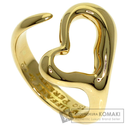 TIFFANY&Co. Open heart Ring K18 Yellow Gold Ladies [Used]