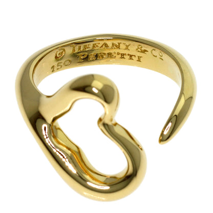 TIFFANY&Co. Open heart Ring K18 Yellow Gold Ladies [Used]