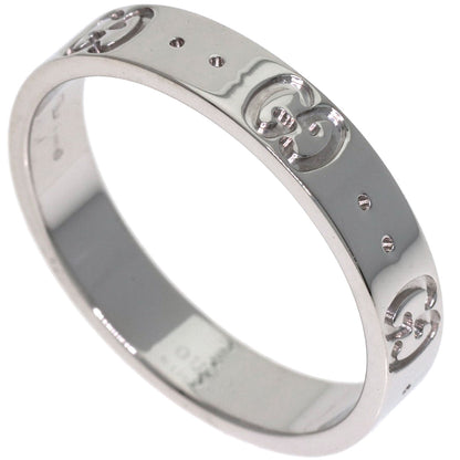 GUCCI Icon #16 Ring K18 White Gold Ladies [Used]