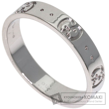 GUCCI Icon #16 Ring K18 White Gold Ladies [Used]