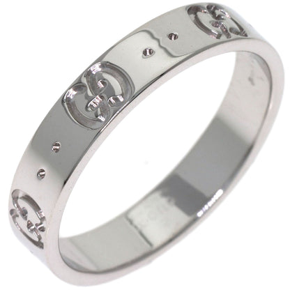 GUCCI Icon #16 Ring K18 White Gold Ladies [Used]