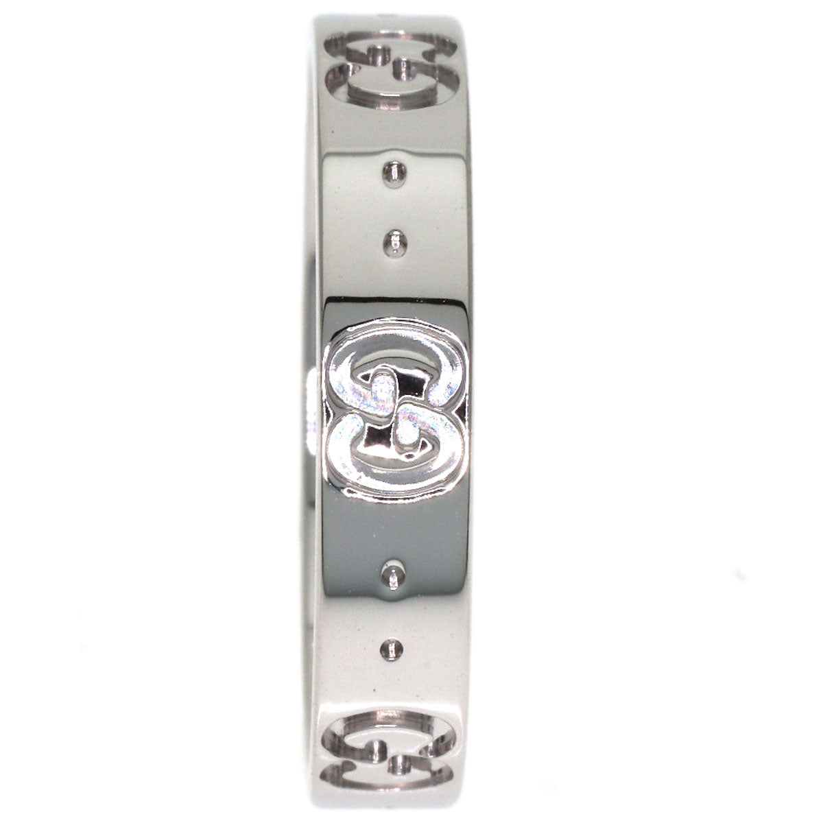 GUCCI Icon #16 Ring K18 White Gold Ladies [Used]
