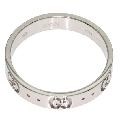 GUCCI Icon #16 Ring K18 White Gold Ladies [Used]