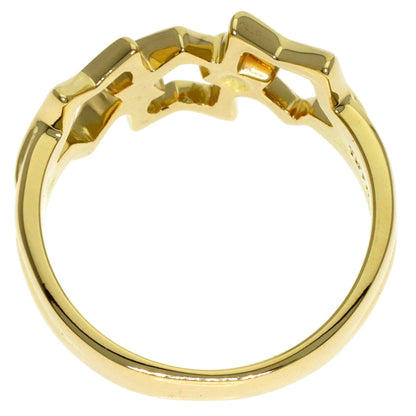 TIFFANY&Co. Triple star Ring K18 Yellow Gold Ladies [Used]