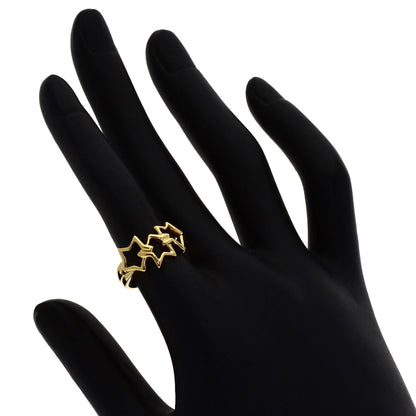 TIFFANY&Co. Triple star Ring K18 Yellow Gold Ladies [Used]