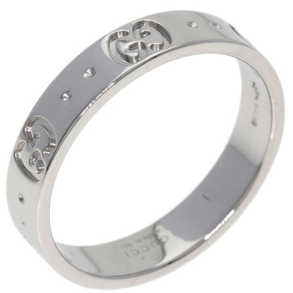 GUCCI Icon # 15 Ring K18 White Gold Ladies [Used]