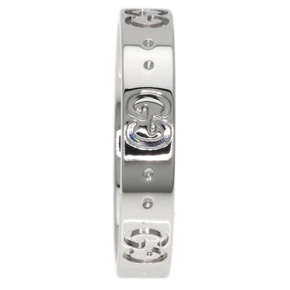GUCCI Icon # 15 Ring K18 White Gold Ladies [Used]